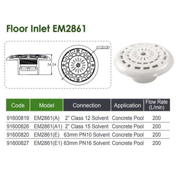 FLOOR RETURN INLET FITTING - PM 450 - Image 2