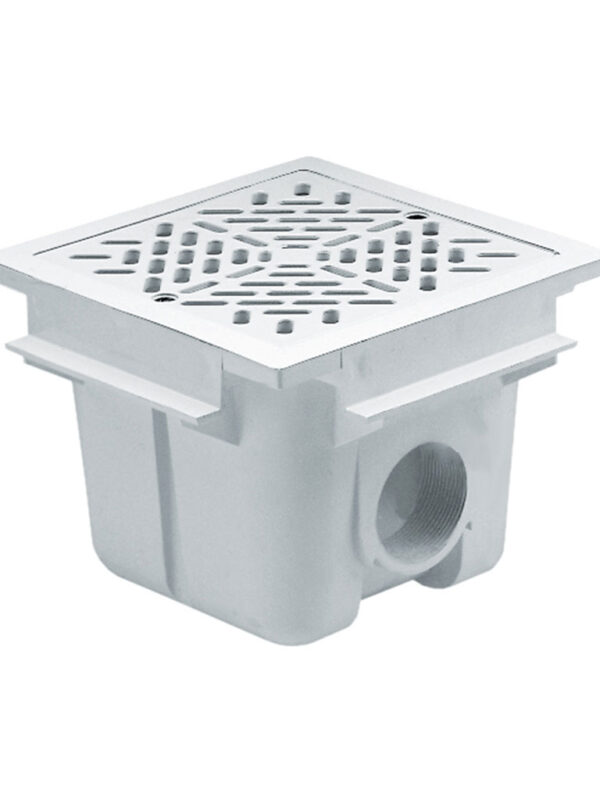 MAIN DRAIN SQUARE WITH COVER - PM 438