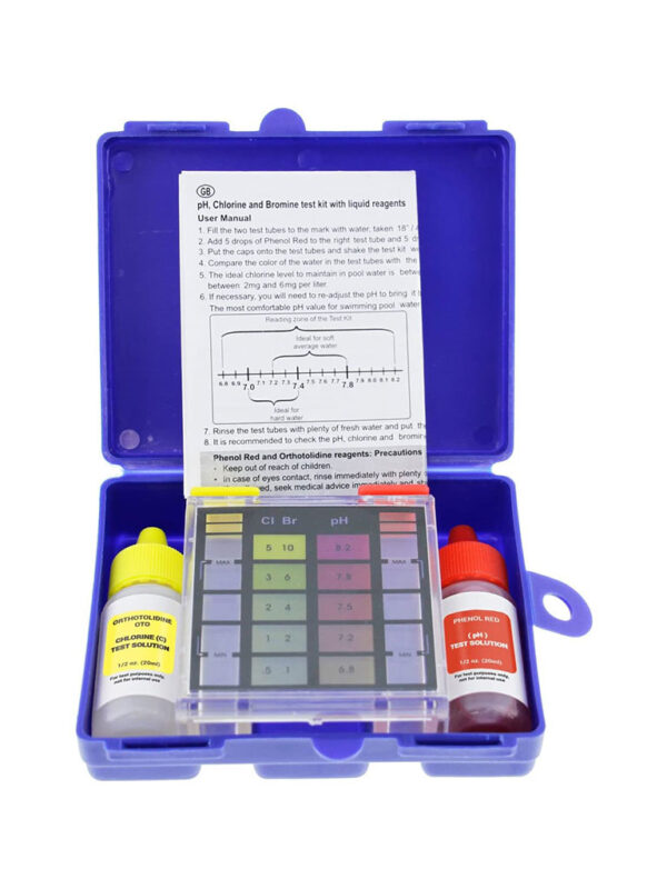 3 WAYS TEST KIT PH, CL & BR - PM 547